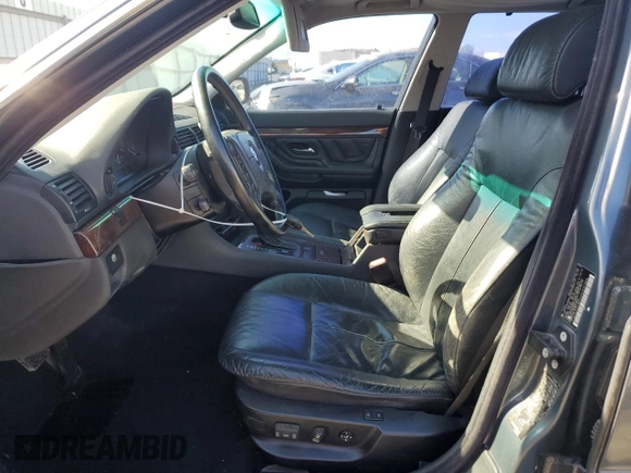 2001 BMW 7 Series 740iL with VIN WBAGH83491DP27388, listed as a Copart auction lot 78287314 with 31,045 mi miles and Salvage Title. Bid and sale history available at carsss.com. Image 7.
