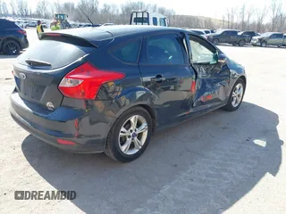 2013 Ford Focus SE with VIN 1FADP3K24DL365417, listed as a IAAI auction lot 41792235 with 187,607 mi miles. Bid and sale history available at carsss.com. Image 4.