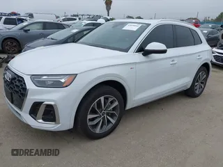 2023 Audi Q5 S line Premium with VIN WA1GAAFY9P2135453, listed as a IAAI auction lot 42030044 with 27,690 mi miles and . Bid and sale history available at DreamBid. Image 2.