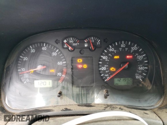 2002 Volkswagen Jetta GL with VIN 3VWRK69M82M042388, listed as a Copart auction lot 72673874 with 121,992 mi miles and Clean title. Bid and sale history available at DreamBid. Image 9.