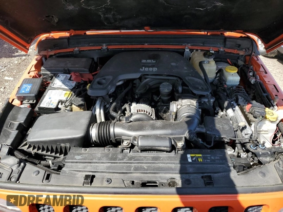 2018 Jeep Wrangler Unlimited Sport z VIN 1C4HJXDG1JW181009, wystawiony jako Copart lot #52145525 z przebiegiem 141 148 mil mil oraz Szkoda całkowita • Salvage title. Historia ofert i sprzedaży dostępna na DreamBid. Obrazek 11.