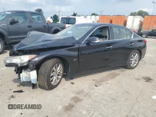 2014 Infiniti Q50 Sport z VIN JN1BV7AR3EM689471, wystawiony jako Copart lot #64903844 z przebiegiem 136 595 mil mil oraz Szkoda całkowita • Salvage title. Historia ofert i sprzedaży dostępna na DreamBid. Obrazek 1.