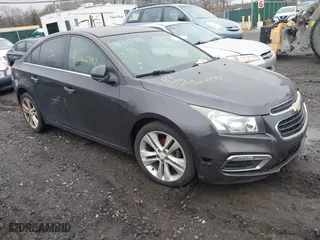 2015 Chevrolet Cruze LTZ with VIN 1G1PG5SB9F7231090, listed as a IAAI auction lot 41819809 with 999,999 mi miles. Bid and sale history available at carsss.com. Image 1.