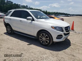 2017 Mercedes-Benz GLE 350 with VIN 4JGDA5JB8HA825720, listed as a Copart auction lot 57181155 with 51,127 mi miles and Salvage title. Bid and sale history available at DreamBid. Image 4.