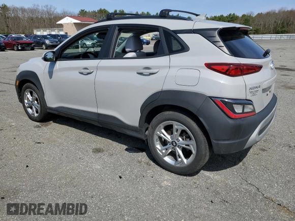 2022 Hyundai Kona SEL with VIN KM8K3CAB7NU878862, listed as a Copart auction lot 52920055 with 18,774 mi miles and Salvage Title. Bid and sale history available at carsss.com. Image 2.
