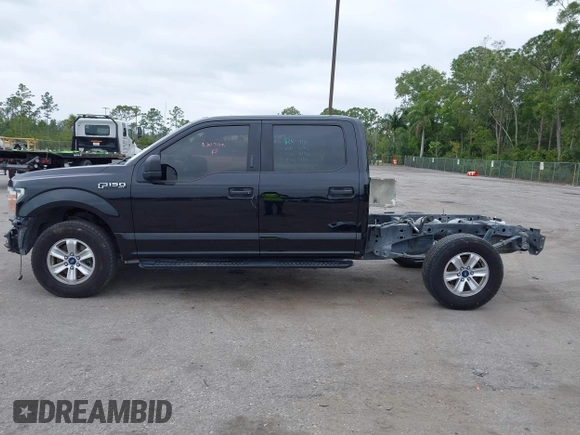 2019 Ford F-150 XL with VIN 1FTFW1E56KFB72035, listed as a IAAI auction lot 41974489 with 116,136 mi miles. Bid and sale history available at carsss.com. Image 15.