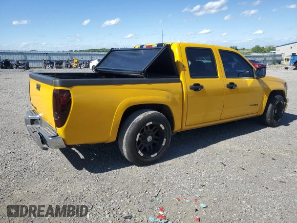 2005 Chevrolet Colorado 1SJ LS ZQ8 with VIN 1GCCS136558270055, listed as a Copart auction lot 57886645 with Not provided miles and Salvage title. Bid and sale history available at DreamBid. Image 3.