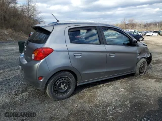 2015 Mitsubishi Mirage DE with VIN ML32A3HJ0FH034411, listed as a Copart auction lot 52042155 with 103,119 mi miles and Salvage Title. Bid and sale history available at carsss.com. Image 3.