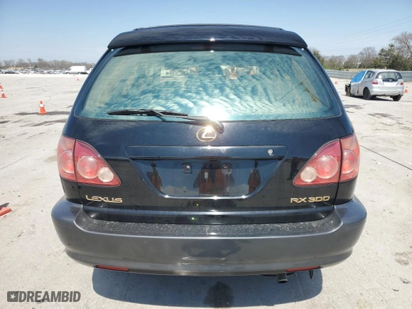 1999 Lexus RX 300 Luxury SUV with VIN JT6HF10UXX0044177, listed as a Copart auction lot 50928945 with 277,780 mi miles and Salvage Title. Bid and sale history available at carsss.com. Image 6.