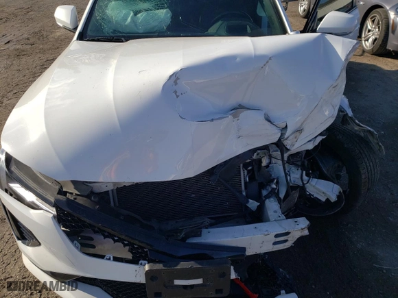 2021 Cadillac CT4 V-Series with VIN 1G6DH5RL4M0133177, listed as a Copart auction lot 81826884 with 66,328 mi miles and Salvage Title. Bid and sale history available at carsss.com. Image 11.