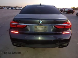 2018 BMW 7 Series 740i with VIN WBA7E2C51JG741752, listed as a Copart auction lot 71548522 with 0 mi miles. Bid and sale history available at carsss.com. Image 6.
