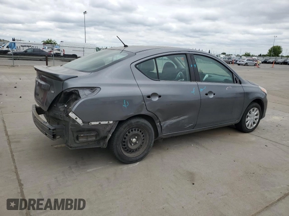 2019 Nissan Versa SV z VIN 3N1CN7AP7KL872090, wystawiony jako Copart lot #53095795 z przebiegiem 88 987 mil mil oraz Szkoda całkowita • Salvage title. Historia ofert i sprzedaży dostępna na DreamBid. Obrazek 3.