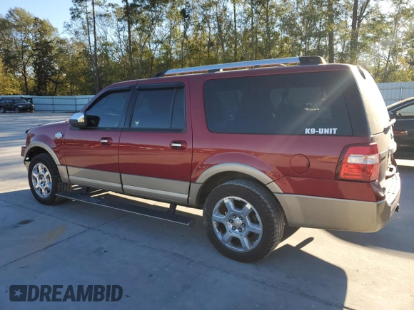 2013 Ford Expedition EL XLT with VIN 1FMJK1J52DEF55860, listed as a Copart auction lot 81177034 with 198,051 mi miles and Salvage Title. Bid and sale history available at carsss.com. Image 2.