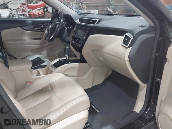 2016 Nissan Rogue SL with VIN 5N1AT2MV9GC755584, listed as a IAAI auction lot 42106132 with 83,514 mi miles and . Bid and sale history available at DreamBid. Image 5.
