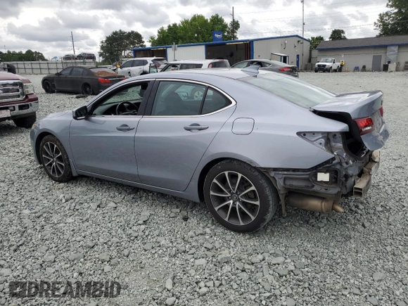 2015 Acura TLX Technology with VIN 19UUB2F56FA018047, listed as a Copart auction lot 60394865 with 204,277 mi miles and Salvage title. Bid and sale history available at DreamBid. Image 2.