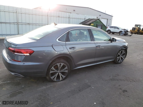 2021 Volkswagen Passat 2.0T SE with VIN 1VWSA7A36MC002263, listed as a Copart auction lot 70188012 with 39,597 mi miles. Bid and sale history available at carsss.com. Image 3.