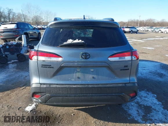 2023 Toyota Corolla Cross Hybrid S with VIN 7MUFBABG4PV003663, listed as a IAAI auction lot 41156179 with 39,987 mi miles and . Bid and sale history available at DreamBid. Image 16.