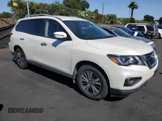 2018 Nissan Pathfinder S with VIN 5N1DR2MN2JC643552, listed as a Copart auction lot 61066105 with 109,540 mi miles and Salvage title. Bid and sale history available at DreamBid. Image 4.