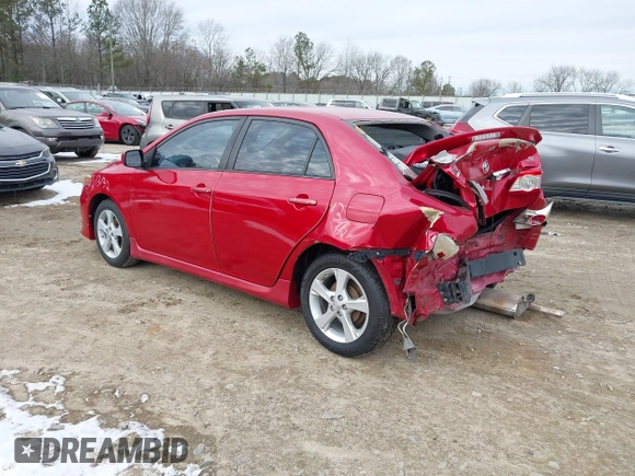 2013 Toyota Corolla L with VIN 5YFBU4EE4DP077572, listed as a IAAI auction lot 41353507 with 132,657 mi miles. Bid and sale history available at carsss.com. Image 3.