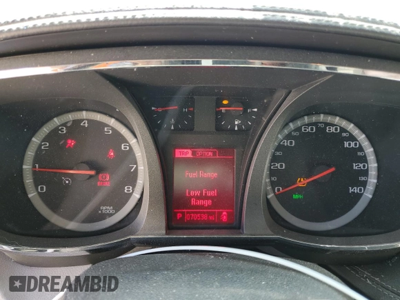 2016 GMC Terrain SLE with VIN 2GKFLVEK4G6138719, listed as a Copart auction lot 49035985 with 70,538 mi miles and Salvage Title. Bid and sale history available at carsss.com. Image 9.