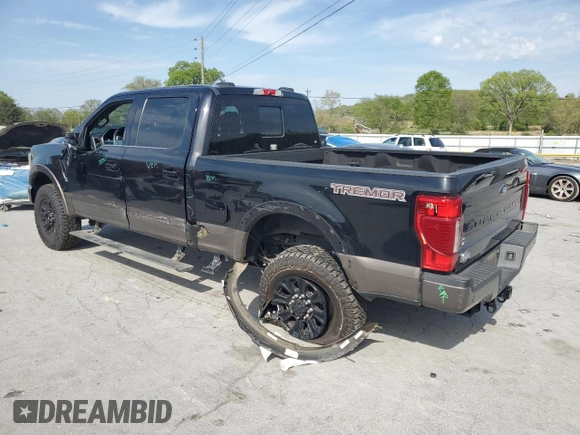 2022 Ford Super Duty F-250 SRW XL with VIN 1FT7W2BNXNEC61406, listed as a Copart auction lot 53473535 with 54,941 mi miles and Salvage Title. Bid and sale history available at carsss.com. Image 2.