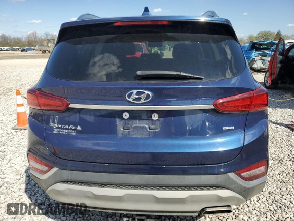 2019 Hyundai Santa Fe Limited with VIN 5NMS5CAD6KH108770, listed as a Copart auction lot 52337695 with 115,738 mi miles and Salvage Title. Bid and sale history available at carsss.com. Image 6.