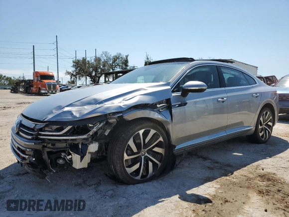 2021 Volkswagen Arteon SEL R-Line with VIN WVWHR7AN5ME003786, listed as a Copart auction lot 75170784 with 64,470 mi miles and Salvage title. Bid and sale history available at DreamBid. Image 1.