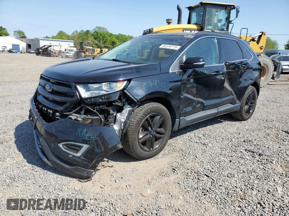 2018 Ford Edge SEL with VIN 2FMPK4J82JBB47176, listed as a Copart auction lot 55318775 with 66,847 mi miles and Salvage Title. Bid and sale history available at carsss.com. Image 1.