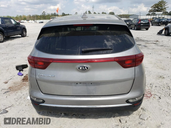 2020 Kia Sportage LX with VIN KNDPM3ACXL7724089, listed as a Copart auction lot 51754855 with Not Provided miles and Salvage Title. Bid and sale history available at DreamBid. Image 6.