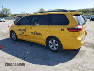 2015 Toyota Sienna LE AAS with VIN 5TDKK3DC9FS571386, listed as a Copart auction lot 52040875 with Not Provided miles and Salvage Title. Bid and sale history available at DreamBid. Image 2.