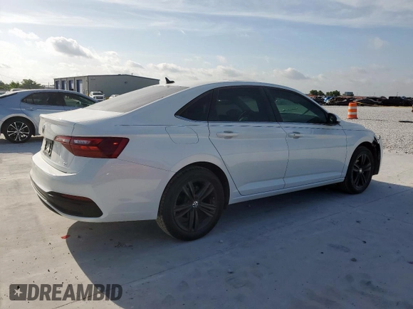 2023 Volkswagen Jetta SE with VIN 3VW7M7BUXPM012544, listed as a Copart auction lot 62155835 with 19,369 mi miles and Salvage title. Bid and sale history available at DreamBid. Image 3.