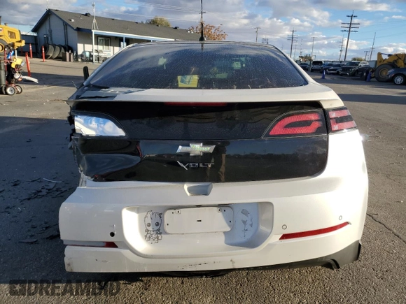 2012 Chevrolet Volt with VIN 1G1RD6E44CU106371, listed as a Copart auction lot 80160984 with Not Provided miles and Salvage Title. Bid and sale history available at carsss.com. Image 6.
