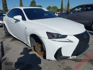 2018 Lexus IS with VIN JTHBA1D24J5076718, listed as a IAAI auction lot 41829984 with 34,030 mi miles. Bid and sale history available at carsss.com. Image 1.