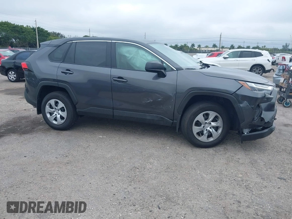 2025 Toyota RAV4 LE with VIN 2T3H1RFV9SW368568, listed as a IAAI auction lot 41330480 with 1,061 mi miles. Bid and sale history available at carsss.com. Image 1.