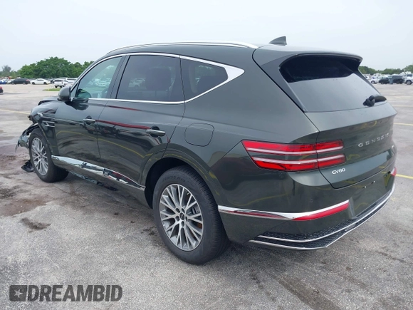 2025 Genesis GV80 Standard z VIN KMUHFESBXSU255275, wystawiony jako IAAI lot #42399412 z przebiegiem 7 084 mil mil oraz . Historia ofert i sprzedaży dostępna na DreamBid. Obrazek 3.