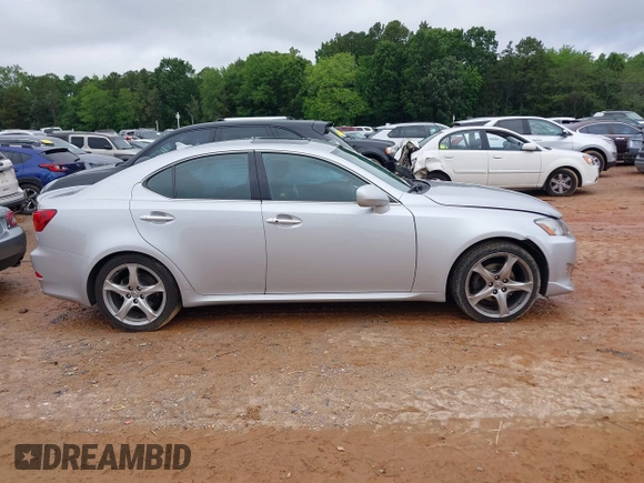 2007 Lexus IS 250 with VIN JTHBK262572025304, listed as a IAAI auction lot 42354763 with 62,083 mi miles and . Bid and sale history available at DreamBid. Image 14.