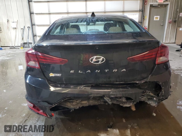 2020 Hyundai Elantra SEL with VIN 5NPD84LF4LH626644, listed as a Copart auction lot 44551085 with 70,268 mi miles and Salvage Title. Bid and sale history available at DreamBid. Image 6.