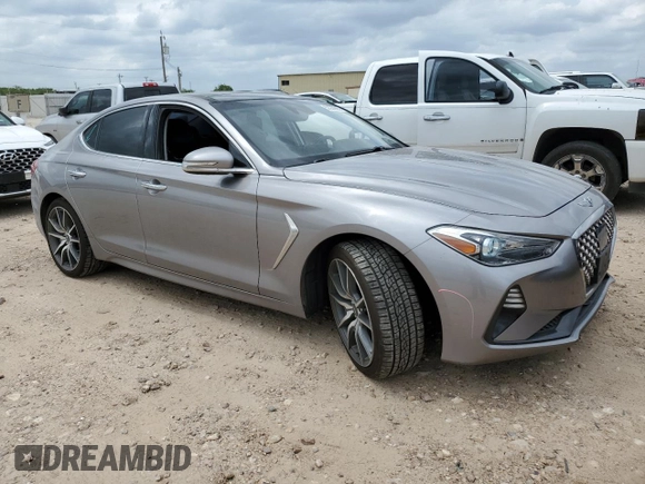 2020 Genesis G70 3.3T z VIN KMTG34LE2LU063944, wystawiony jako Copart lot #53938665 z przebiegiem 50 187 mil mil oraz Czysty tytuł • Clean title. Historia ofert i sprzedaży dostępna na DreamBid. Obrazek 4.