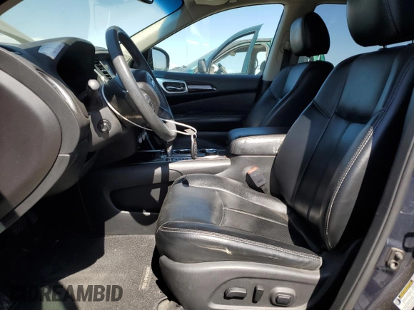 2015 Nissan Pathfinder Platinum with VIN 5N1AR2MM4FC723355, listed as a Copart auction lot 61109715 with 124,360 mi miles and Salvage title. Bid and sale history available at DreamBid. Image 7.