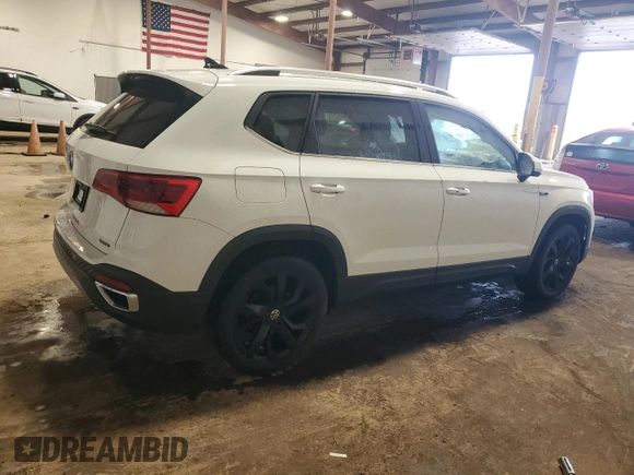 2023 Volkswagen Taos SE z VIN 3VVNX7B27PM309157, wystawiony jako Copart lot #51781625 z przebiegiem 23 355 mil mil oraz Szkoda całkowita • Salvage title. Historia ofert i sprzedaży dostępna na DreamBid. Obrazek 3.