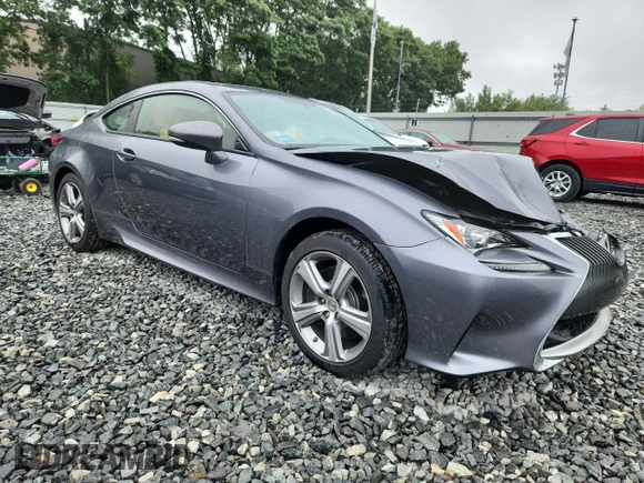 2015 Lexus RC 350 F Sport with VIN JTHSE5BC8F5005696, listed as a Copart auction lot 62688255 with 36,237 mi miles and Clean title. Bid and sale history available at DreamBid. Image 4.