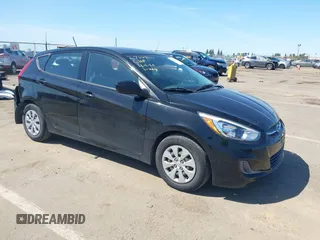 2017 Hyundai Accent SE with VIN KMHCT5AE6HU363642, listed as a IAAI auction lot 41973617 with 128,269 mi miles. Bid and sale history available at carsss.com. Image 1.