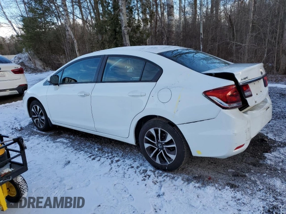 2014 Honda Civic Sedan LX with VIN 2HGFB2F58EH023274, listed as a Copart auction lot 87101894 with 82,061 mi miles and Clean Title. Bid and sale history available at carsss.com. Image 2.