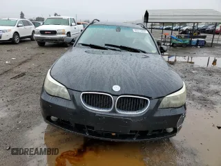 2006 BMW 5 Series 530xi with VIN WBANN73536CN00682, listed as a Copart auction lot 85373094 with 152,183 mi miles and Salvage Title. Bid and sale history available at carsss.com. Image 5.
