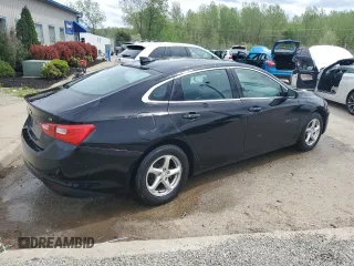 2016 Chevrolet Malibu LS with VIN 1G1ZB5STXGF235107, listed as a Copart auction lot 52732905 with 162,179 mi miles and Non repairable. Bid and sale history available at DreamBid. Image 3.