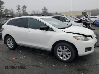 2007 Mazda CX-7 Touring with VIN JM3ER293270100526, listed as a Copart auction lot 83574844 with 142,828 mi miles and Salvage Title. Bid and sale history available at carsss.com. Image 4.