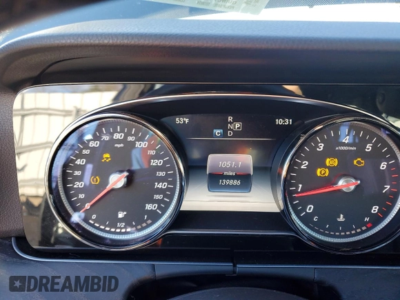 2017 Mercedes-Benz E-Class E 400 Luxury with VIN WDDZH6GB6HA137367, listed as a Copart auction lot 86513874 with 139,886 mi miles and Salvage Title. Bid and sale history available at carsss.com. Image 9.