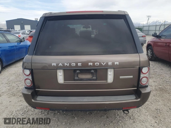 2011 Land Rover Range Rover SC with VIN SALMF1E49BA337967, listed as a Copart auction lot 51707775 with Not provided miles and Clean title. Bid and sale history available at DreamBid. Image 6.