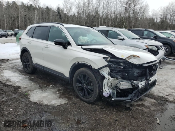2023 Honda CR-V Sport Touring with VIN 2HKRS6H99PH206129, listed as a Copart auction lot 46715315 with 32,775 mi miles and Salvage Title. Bid and sale history available at DreamBid. Image 4.