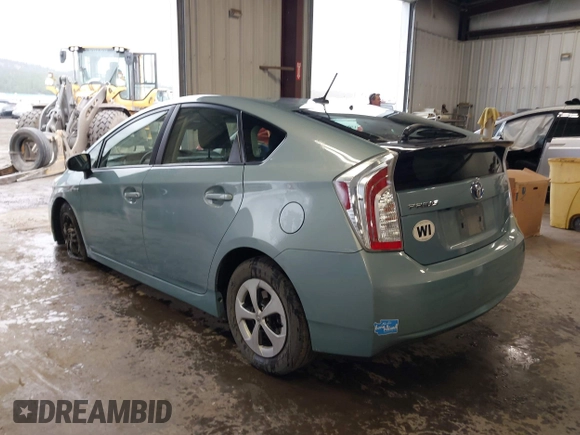 2014 Toyota Prius Four with VIN JTDKN3DU7E1762994, listed as a IAAI auction lot 41914921 with 66,844 mi miles. Bid and sale history available at carsss.com. Image 3.